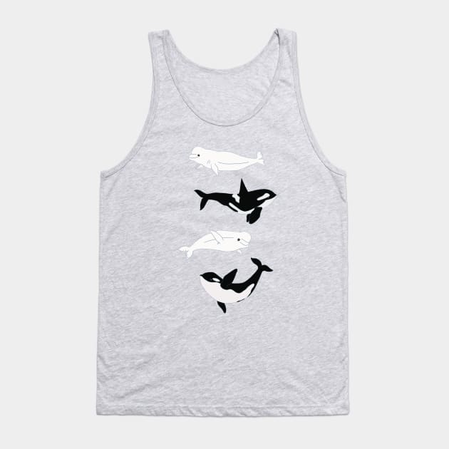 Orcas & Belugas Tank Top by tangerinetane